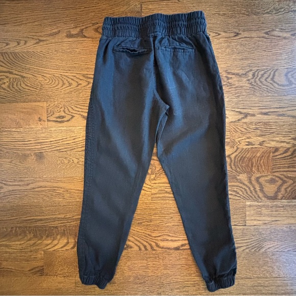 Athleta Cabo Linen Jogger Pants Black Size 0 Petite - Picture 4 of 5